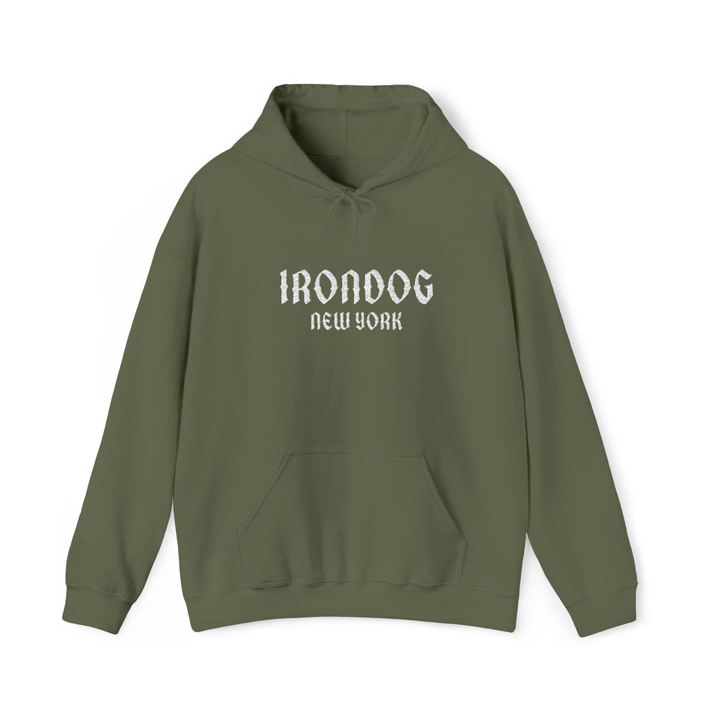 Irondog Classic Embroidered Logo Hoodie